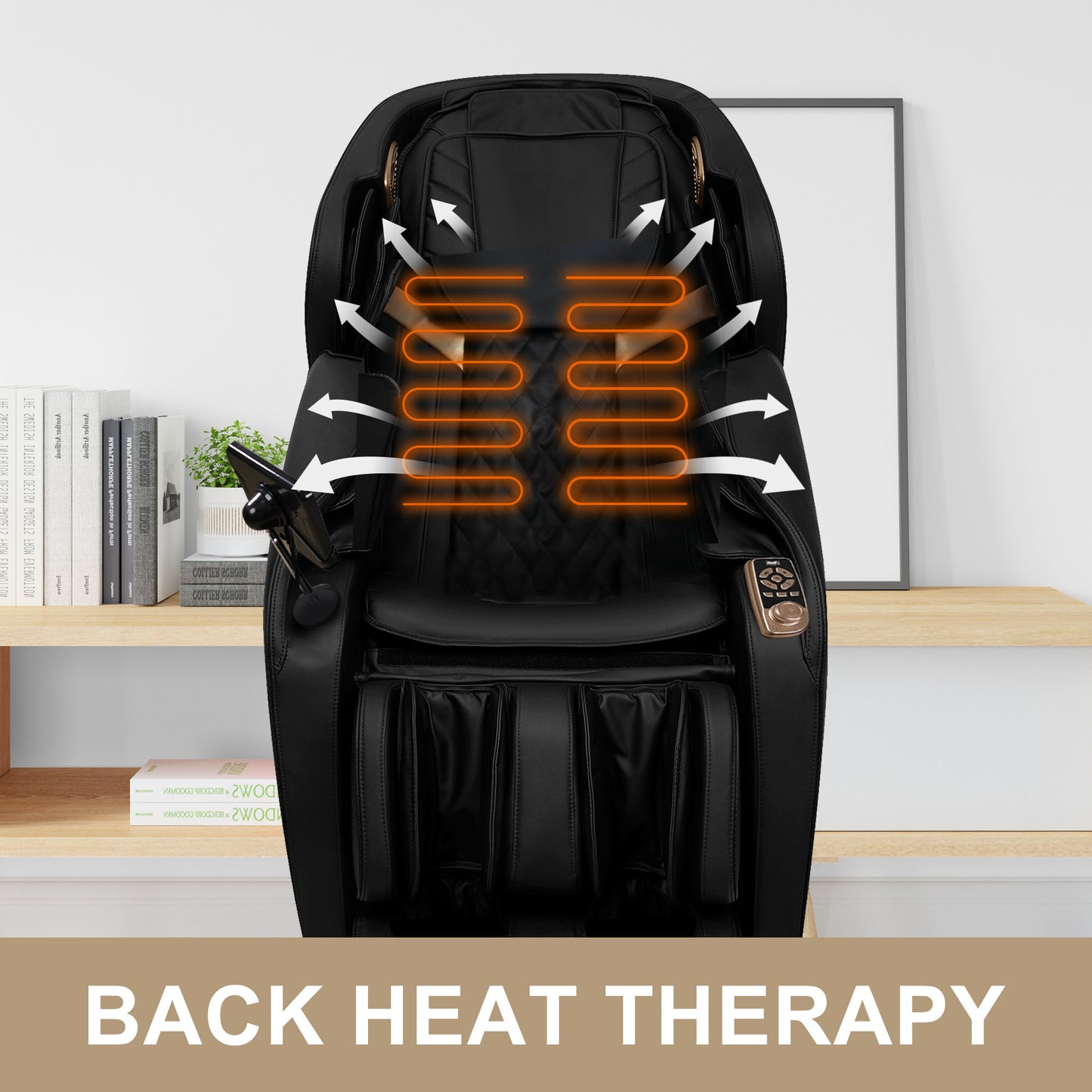 Full Body 3D Massage Chair With Two Control Panels Zero Gravity and Heating