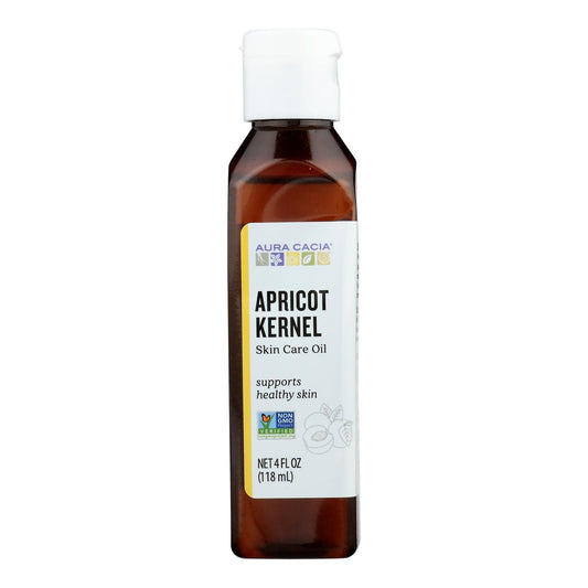 Aura Cacia Natural Skin Care Oil Apricot Kernel - 4 Fl Oz