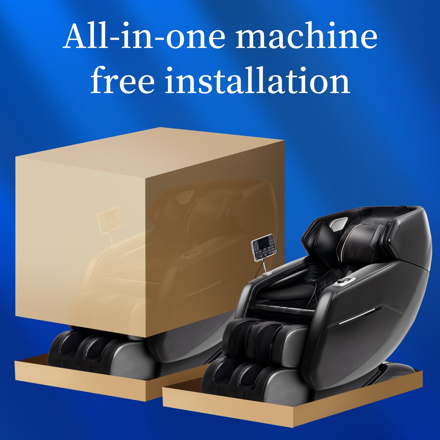 3D Full Body Massage Chair with Thai Stretch Zero Gravity and Bluetooth