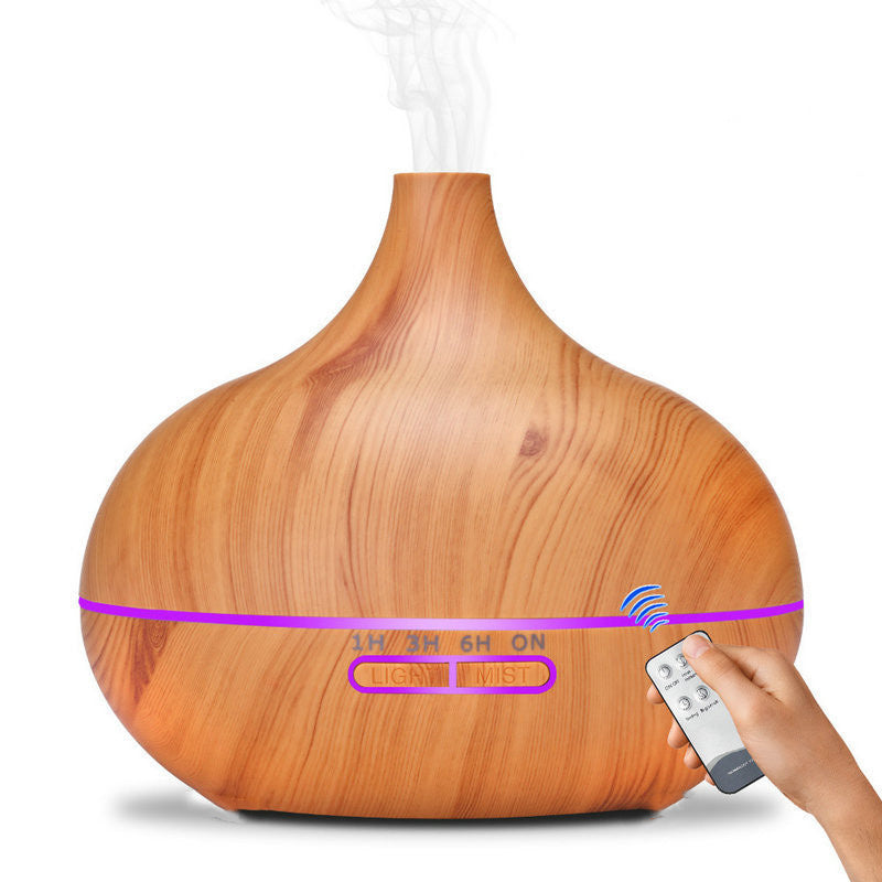 Ultrasonic Essential Oil Diffuser with Remote Control and 7 Color LED by Othai