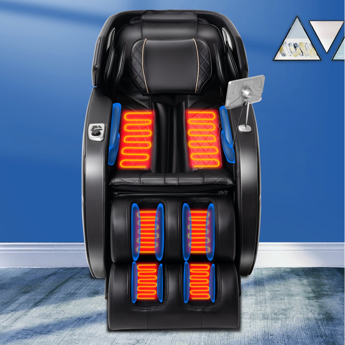 3D Full Body Massage Chair with Thai Stretch Zero Gravity and Bluetooth