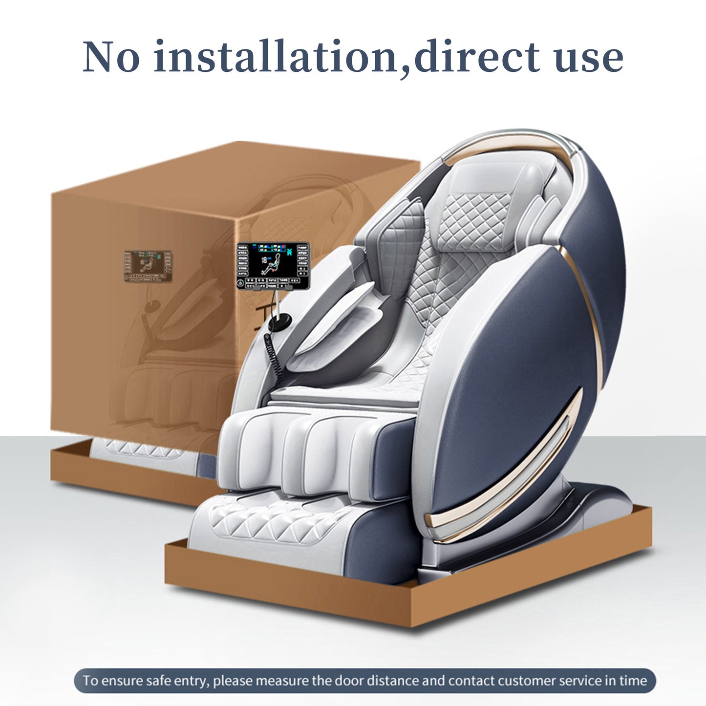 Full Body 3D Luxury Massage Chair with Voice Control and Zero Gravity