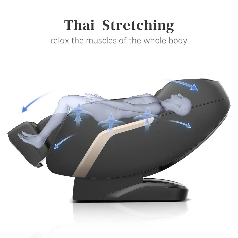 Full Body Massage Chair with Zero Gravity Heating Foot Roller and Bluetooth